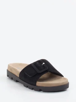 – Pantoletten aus Veloursleder*Rohde New