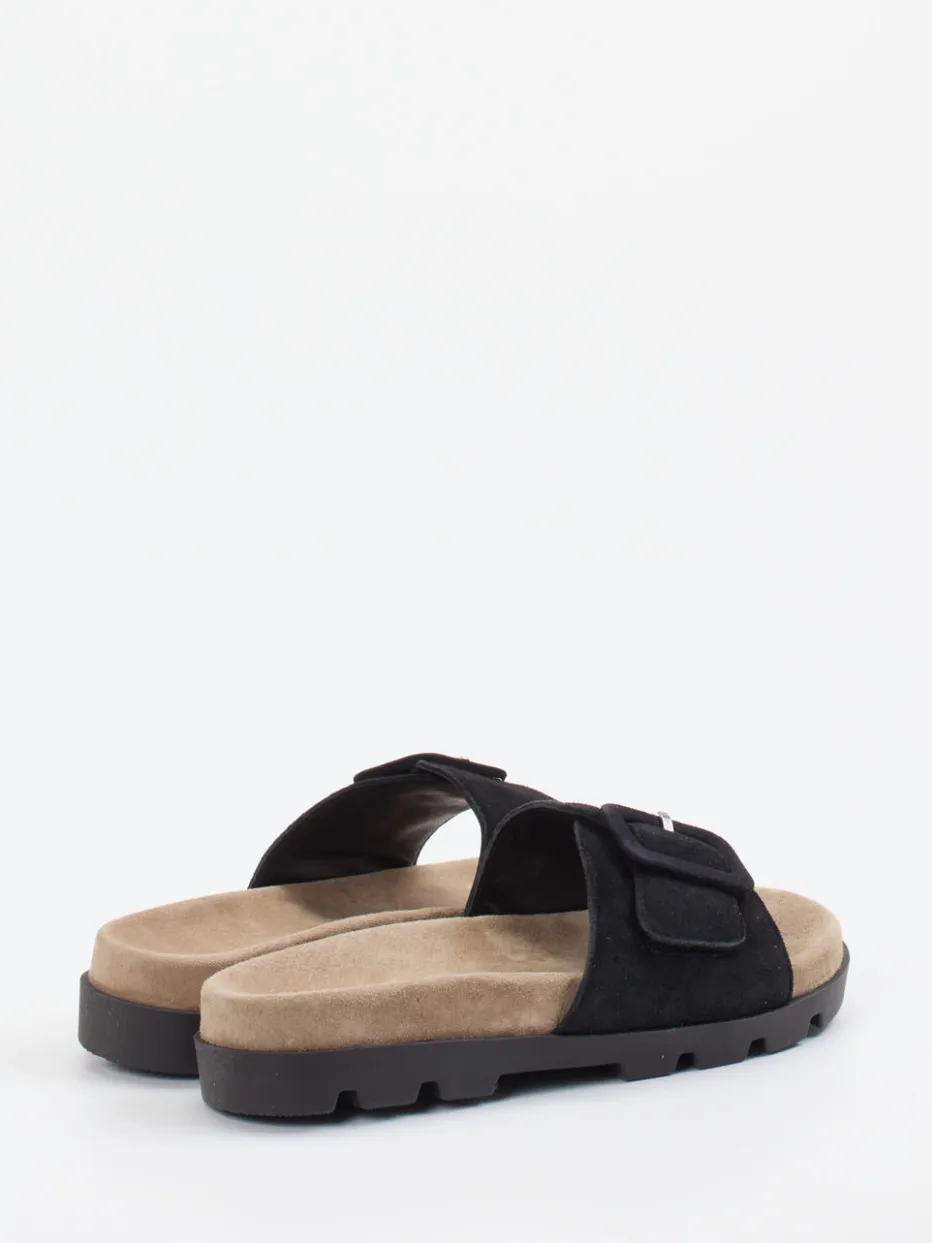 – Pantoletten aus Veloursleder*Rohde New