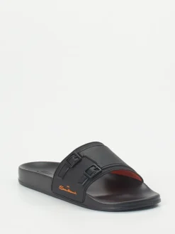 Herren Santoni – Badeslipper aus Gummi in