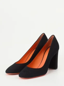 – Blockabsatz-Pumps aus Veloursleder*Santoni Discount