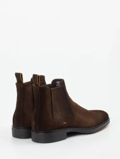 – Chelsea Boots aus Veloursleder Dunkel*Santoni