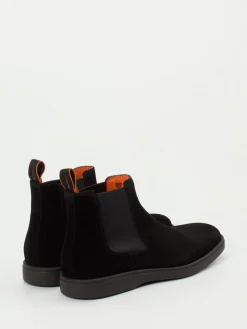 Herren Santoni – Chelsea Boots aus Veloursleder
