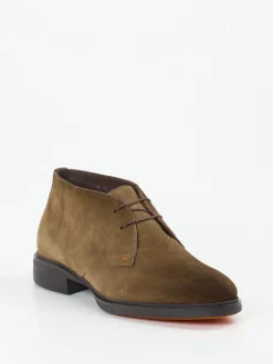– Desert Boots aus Veloursleder Oliv*Santoni Outlet