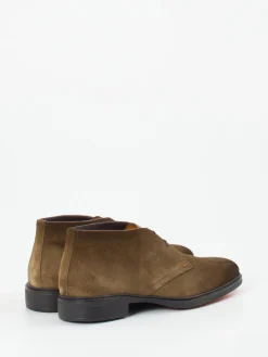 – Desert Boots aus Veloursleder Oliv*Santoni Outlet