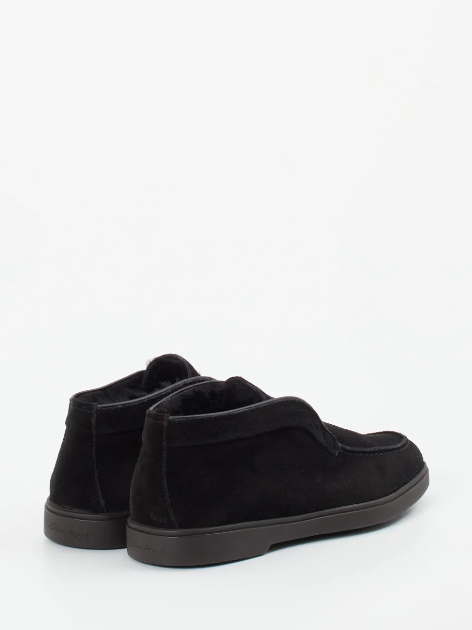 Damen Santoni – Desert Boots aus Veloursleder