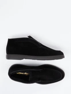 Damen Santoni – Desert Boots aus Veloursleder