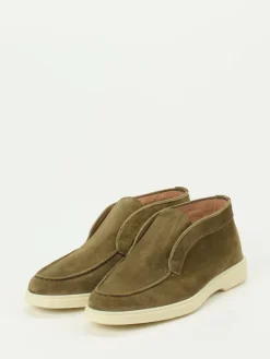 – Desert Boots aus Veloursleder olivbraun*Santoni Discount