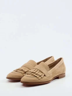 – Fransen-Loafer aus Veloursleder*Santoni Discount