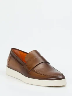 – Loafer aus Kalbleder in Mittel*Santoni Sale