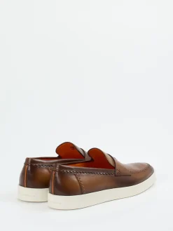 – Loafer aus Kalbleder in Mittel*Santoni Sale