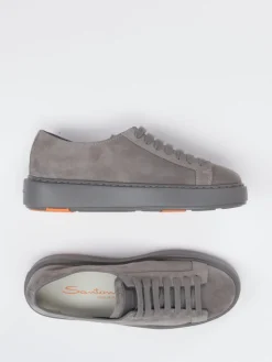 – Low-Top Sneaker aus Veloursleder*Santoni Online
