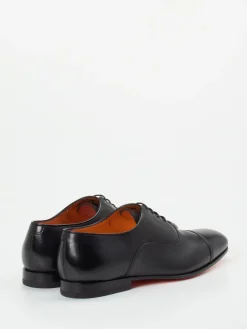 – Oxford-Schnürschuh aus Lammleder*Santoni New