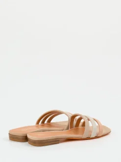 – Pantolette aus Veloursleder in Naturtönen*Santoni Outlet