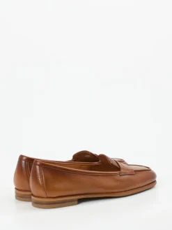 – Penny Loafer aus Kalbleder cognac*Santoni Best