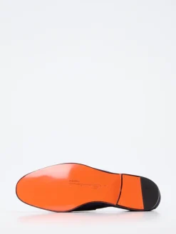 – Penny Loafer aus Veloursleder Dunkel*Santoni Online