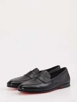 Herren Santoni – Penny Loafer aus Kalbleder