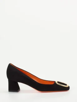 Damen Santoni – Pumps aus em Veloursleder