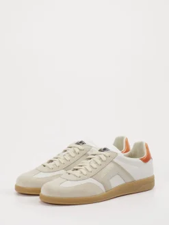 Herren Santoni – Retro-Sneaker aus Kalbleder Beige
