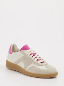 – Retro-Sneaker aus Leder Beige-Pink*Santoni Sale