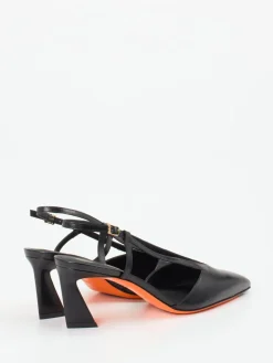 Damen Santoni – Slingback-Pumps aus Kalbleder