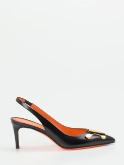 – Slingback-Pumps aus Kalbleder*Santoni Sale