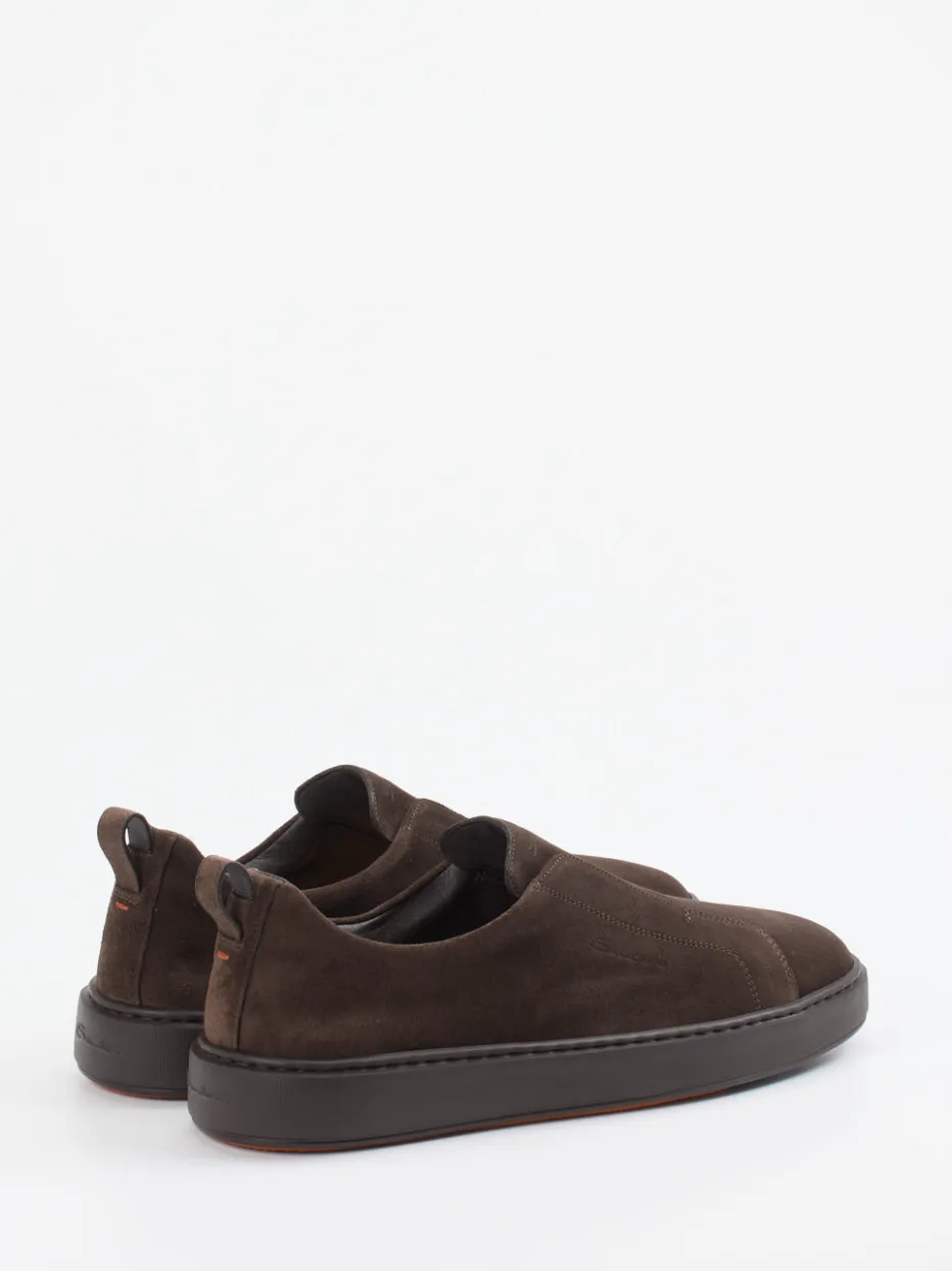 – Slip-On Sneaker aus Veloursleder*Santoni