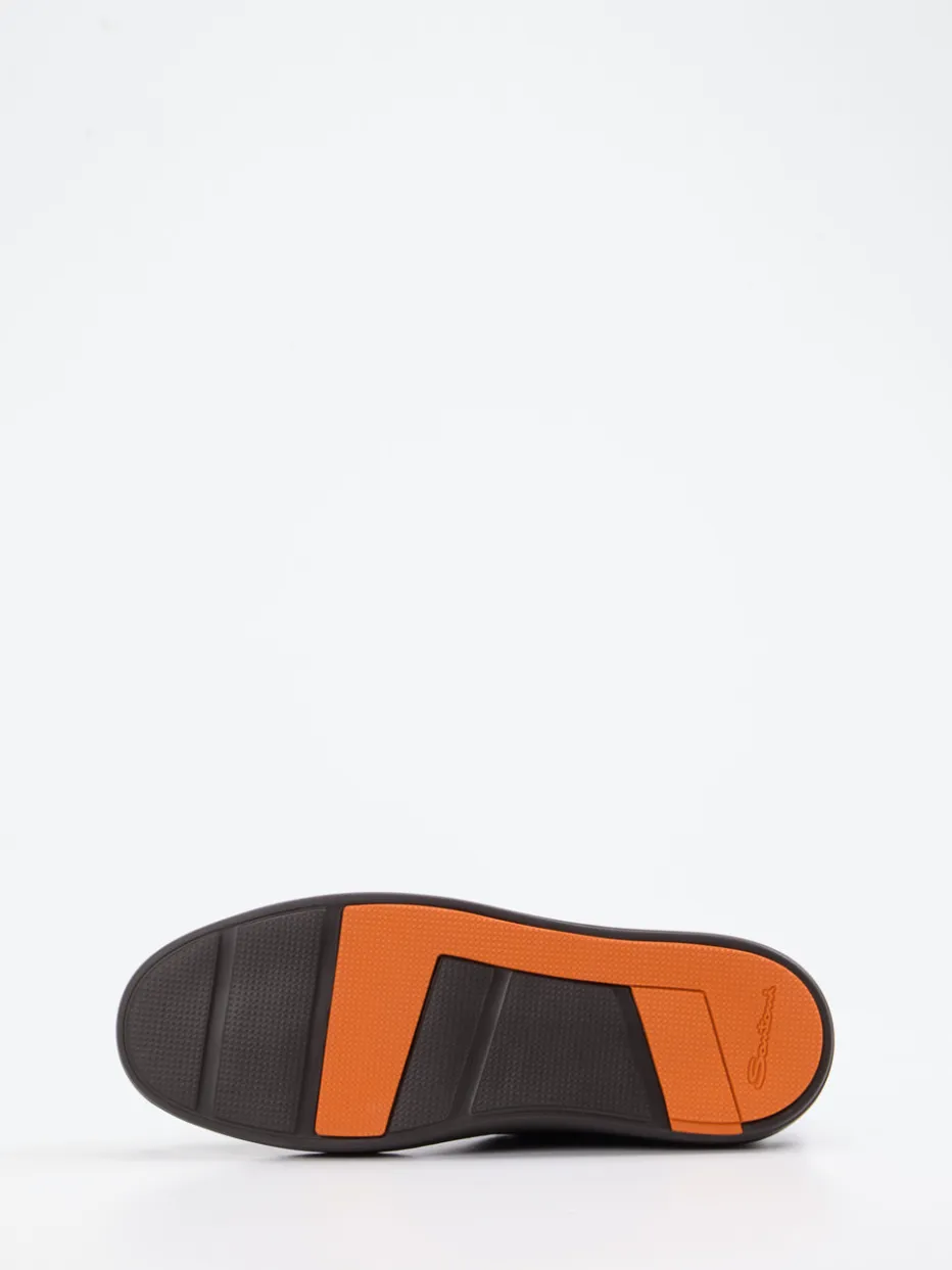 – Slip-On Sneaker aus Veloursleder*Santoni