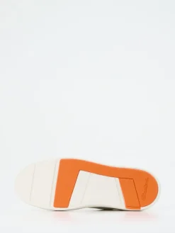 – Slip-On Sneaker aus Kalbleder creme*Santoni