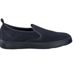 – Slip-On Sneaker aus Veloursleder Dunkel*Santoni Clearance