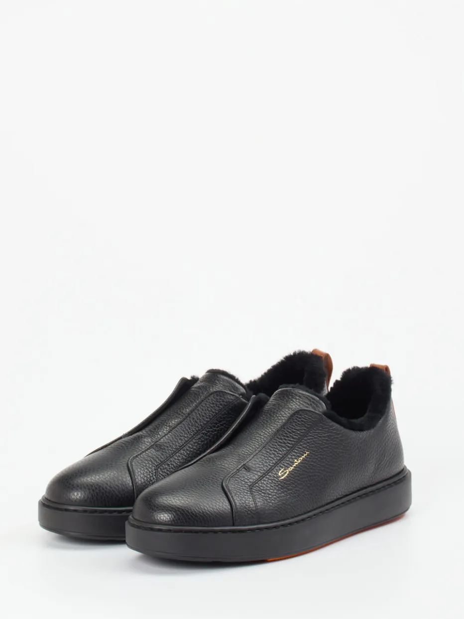 – Slip-On Sneaker aus Kalbleder*Santoni Best