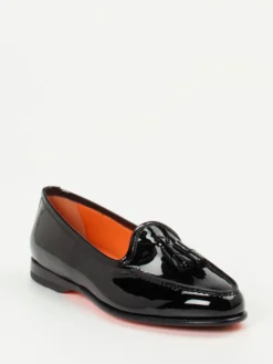 Damen Santoni – Slipper aus Lackleder