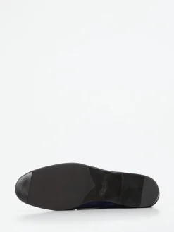 Damen Santoni – Slipper aus Veloursleder Dunkel