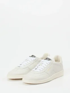 – Sneaker aus Elchleder in Off-White*Santoni Clearance