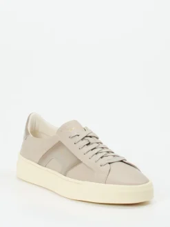 – Sneaker aus Kalbleder in Stein*Santoni Hot