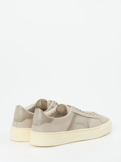 – Sneaker aus Kalbleder in Stein*Santoni Hot