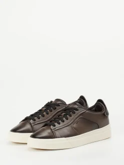 – Sneaker aus Kalbleder Dunkel*Santoni Sale