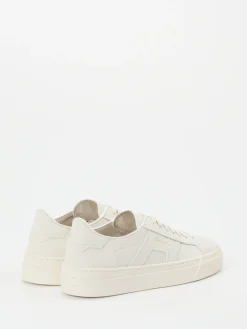 Damen Santoni – Sneaker aus Kalbleder in Offwhite