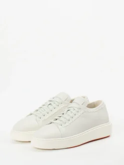 – Sneaker aus Kalbleder in Offwhite*Santoni Online