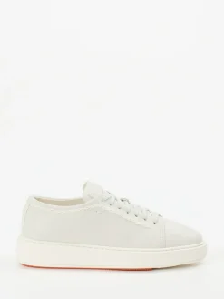 – Sneaker aus Kalbleder in Offwhite*Santoni Online