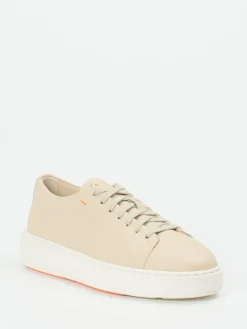 – Sneaker aus Lammleder in*Santoni Outlet