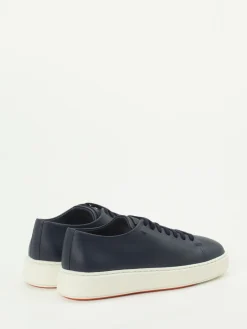 Damen Santoni – Sneaker aus Lammleder Dunkel