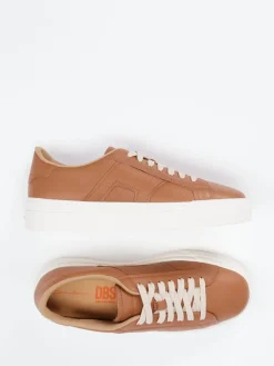 – Sneaker aus Lammleder Cognac*Santoni New