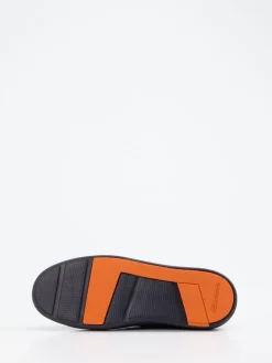 – Sneaker aus Veloursleder Dunkel*Santoni Hot