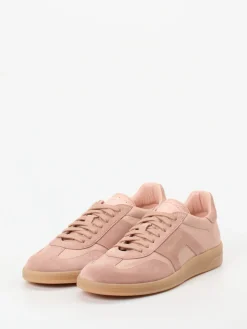 Damen Santoni – Sneaker aus Veloursleder in Alt