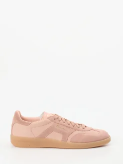 Damen Santoni – Sneaker aus Veloursleder in Alt