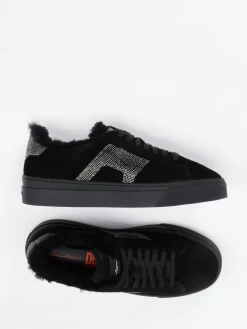 Damen Santoni – Sneaker aus Veloursleder