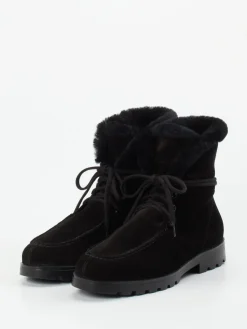 – Stiefelette aus Veloursleder*Santoni