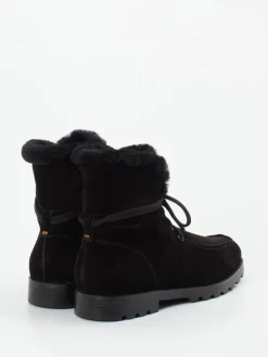 – Stiefelette aus Veloursleder*Santoni