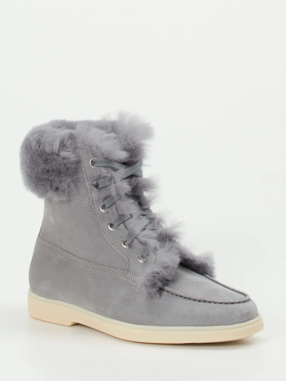 Damen Santoni – Stiefelette aus Nubukleder in