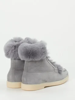 Damen Santoni – Stiefelette aus Nubukleder in